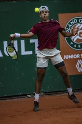 RECORD DATE NOT STATED Juan Miguel Bolivar Idarraga faces Leonardo Storck Franca in the Roland Garros Junior Series final in Sao Paulo. Sao Paulo (SP), 04 19 2026 Tennis Roland-Garros Junior Series SP Juan Miguel Bolivar Idarraga faces Leonardo Storck in the final of the Roland-Garros Junior Series, at the Sociedade Harmonia de Tenis, this Sunday (19).(Foto: Pedro Paulo Diaz Thenews2 imago images) SPO  Copyright: xPedroxPauloxDiazx