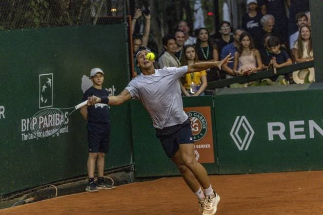 RECORD DATE NOT STATED Juan Miguel Bolivar Idarraga faces Leonardo Storck Franca in the Roland Garros Junior Series final in Sao Paulo. Sao Paulo (SP), 04 19 2026 Tennis Roland-Garros Junior Series SP Juan Miguel Bolivar Idarraga faces Leonardo Storck in the final of the Roland-Garros Junior Series, at the Sociedade Harmonia de Tenis, this Sunday (19).(Foto: Pedro Paulo Diaz Thenews2 imago images) SPO  Copyright: xPedroxPauloxDiazx