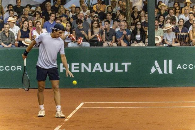 RECORD DATE NOT STATED Juan Miguel Bolivar Idarraga faces Leonardo Storck Franca in the Roland Garros Junior Series final in Sao Paulo. Sao Paulo (SP), 04 19 2026 Tennis Roland-Garros Junior Series SP Juan Miguel Bolivar Idarraga faces Leonardo Storck in the final of the Roland-Garros Junior Series, at the Sociedade Harmonia de Tenis, this Sunday (19).(Foto: Pedro Paulo Diaz Thenews2 imago images) SPO  Copyright: xPedroxPauloxDiazx