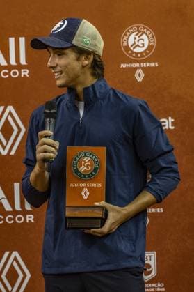 RECORD DATE NOT STATED Juan Miguel Bolivar Idarraga faces Leonardo Storck Franca in the Roland Garros Junior Series final in Sao Paulo. Sao Paulo (SP), 04 19 2026 Tennis Roland-Garros Junior Series SP Juan Miguel Bolivar Idarraga faces Leonardo Storck in the final of the Roland-Garros Junior Series, at the Sociedade Harmonia de Tenis, this Sunday (19).(Foto: Pedro Paulo Diaz Thenews2 imago images) SPO  Copyright: xPedroxPauloxDiazx