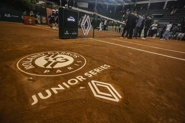 RECORD DATE NOT STATED Juan Miguel Bolivar Idarraga faces Leonardo Storck Franca in the Roland Garros Junior Series final in Sao Paulo. Sao Paulo (SP), 04 19 2026 Tennis Roland-Garros Junior Series SP Juan Miguel Bolivar Idarraga faces Leonardo Storck in the final of the Roland-Garros Junior Series, at the Sociedade Harmonia de Tenis, this Sunday (19).(Foto: Pedro Paulo Diaz Thenews2 imago images) SPO  Copyright: xPedroxPauloxDiazx