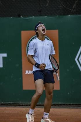 RECORD DATE NOT STATED Juan Miguel Bolivar Idarraga faces Leonardo Storck Franca in the Roland Garros Junior Series final in Sao Paulo. Sao Paulo (SP), 04 19 2026 Tennis Roland-Garros Junior Series SP Juan Miguel Bolivar Idarraga faces Leonardo Storck in the final of the Roland-Garros Junior Series, at the Sociedade Harmonia de Tenis, this Sunday (19).(Foto: Pedro Paulo Diaz Thenews2 imago images) SPO  Copyright: xPedroxPauloxDiazx