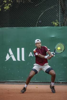 RECORD DATE NOT STATED Juan Miguel Bolivar Idarraga faces Leonardo Storck Franca in the Roland Garros Junior Series final in Sao Paulo. Sao Paulo (SP), 04 19 2026 Tennis Roland-Garros Junior Series SP Juan Miguel Bolivar Idarraga faces Leonardo Storck in the final of the Roland-Garros Junior Series, at the Sociedade Harmonia de Tenis, this Sunday (19).(Foto: Pedro Paulo Diaz Thenews2 imago images) SPO  Copyright: xPedroxPauloxDiazx