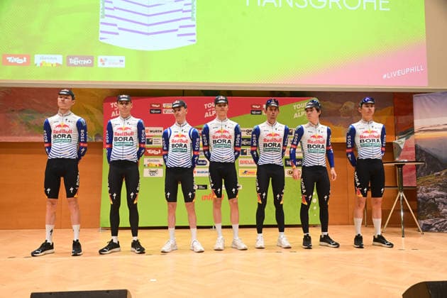 19-04-2026 Vigilia Tour Of The Alps 2026; 2026, Red Bull - Bora Hansgrohe; Innsbruck; 