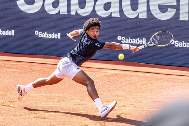Final of the Barcelona Open Banc Sabadell tennis tournament in Barcelona, Spain - 19 Apr 2026 Final of the Barcelona Open Banc Sabadell tennis tournament in Barcelona, Spain - 19 Apr 2026 Arthur Fils FRA seen in action against Andrey Rublev RUS Not in picture during the final of the 2026 Barcelona Open Banc Sabadell. Final of the Barcelona Open Banc Sabadell tennis tournament between Arthur Fils FRA and Andrey Rublev RUS, winning Arthur Fils 6-2 and 7-6 2. Barcelona Spain Copyright: xRicardxNovellax xSOPAxImagesx RNOVELLA_0008 Barcelona Spain Copyright: xIMAGO RicardxNovellax xSOPAxImagesx RNOVELLA_0008
