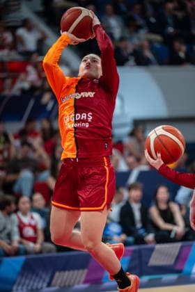 Zaragoza, Spain. 19 April 2026. EuroLeague Women Final Six 2026 Final game between Fenerbahce and Galatasaray Zaragoza Zaragoza Spain Copyright: xNanoxCalvox NN-EuroleagueFinal-C-28