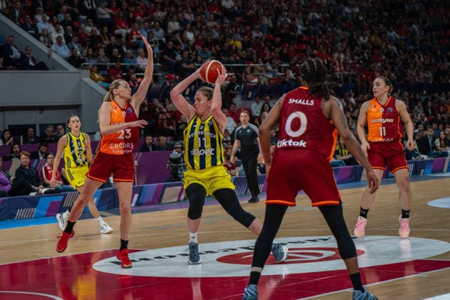 Zaragoza, Spain. 19 April 2026. EuroLeague Women Final Six 2026 Final game between Fenerbahce and Galatasaray Zaragoza Zaragoza Spain Copyright: xNanoxCalvox NN-EuroleagueFinal-C-99