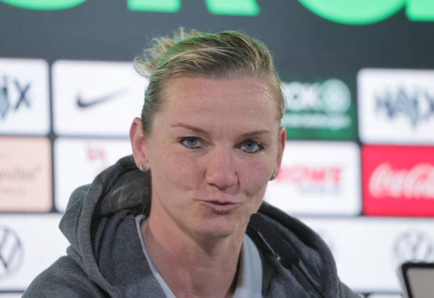 Football, Women, Season 2025 2026, 1 League, Google Womens Bundesliga, VfL Wolfsburg , Press conference with Alexandra Popp VfL Wolfsburg DFL REGULATES PROHIBIT ANY USE OF PHOTOGRAPHS AS IMAGE SEQUENCES AND OR QUASI VIDEO