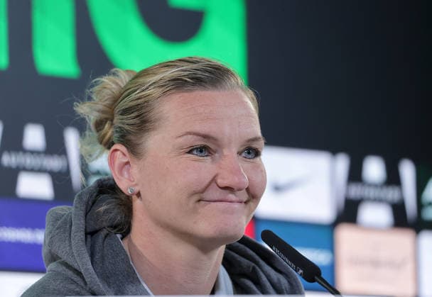 Football, Women, Season 2025 2026, 1 League, Google Womens Bundesliga, VfL Wolfsburg , Press conference with Alexandra Popp VfL Wolfsburg DFL REGULATES PROHIBIT ANY USE OF PHOTOGRAPHS AS IMAGE SEQUENCES AND OR QUASI VIDEO
