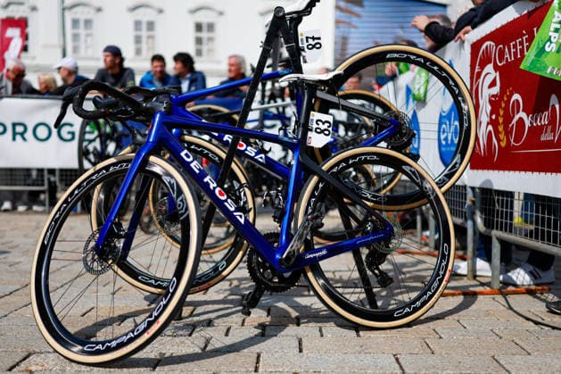 CYCLING - Tour of the Alps 2026 INNSBRUCK,AUSTRIA,20.APR.26 - CYCLING - Tour of the Alps, stage 1, Innsbruck - Innsbruck. Image shows a feature with bikes.  GEPAxpictures xMarkoxVulic