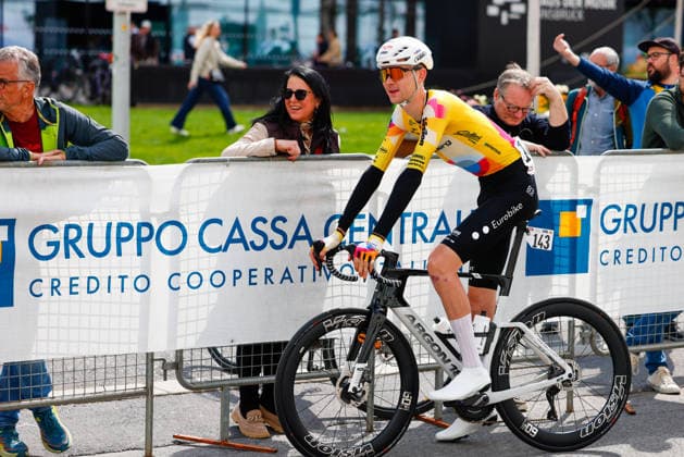 CYCLING - Tour of the Alps 2026 INNSBRUCK,AUSTRIA,20.APR.26 - CYCLING - Tour of the Alps, stage 1, Innsbruck - Innsbruck. Image shows Philipp Hofbauer (AUT TEAM VORARLBERG).  GEPAxpictures xMarkoxVulic