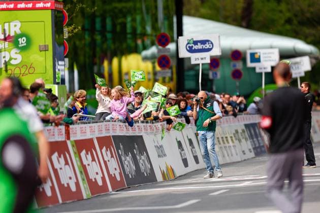 CYCLING - Tour of the Alps 2026 INNSBRUCK,AUSTRIA,20.APR.26 - CYCLING - Tour of the Alps, stage 1, Innsbruck - Innsbruck. Image shows fans.  GEPAxpictures xMarkoxVulic