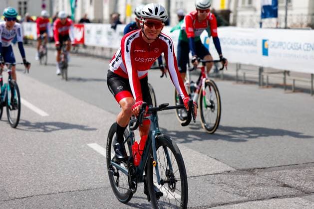 CYCLING - Tour of the Alps 2026 INNSBRUCK,AUSTRIA,20.APR.26 - CYCLING - Tour of the Alps, stage 1, Innsbruck - Innsbruck. Image shows Martin Messner (AUT AUSTRIA).  GEPAxpictures xMarkoxVulic