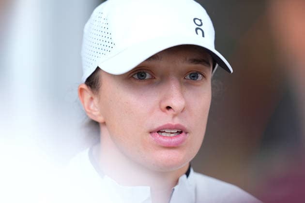 April 20, 2026, Madrid, Madrid, Spain: Iga Swiatek of Poland attends her press conference, PK, Pressekonferenz during the Media Day for the Mutua Madrid Open 2026, ATP, Tennis Herren Masters 1000 and WTA, Tennis Damen 1000, at La Caja Magica on April 20, 2026 in Madrid, Spain. Madrid Spain - ZUMAa181 20260420_zaa_a181_030 Copyright: xDennisxAgyemanx