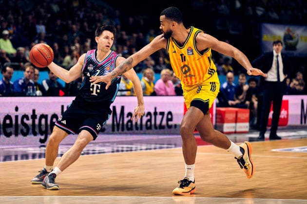 Grayson Murphy Telekom Baskets Bonn, 07 , Norris Agbakoko Alba Berlin, 17 , GER, ALBA Berlin vs Telekom Baskets Bonn, Basketball Men, easy Credit BBL, Season 2025 2026, Matchday 30, 20 04 2026 GER, ALBA Berlin vs Telekom Baskets Bonn, Basketball Men, easy Credit BBL, Season 2025 2026, Matchday 30, 20 04 2026 Berlin Copyright: xClaudiusxRauch,xEibner-Pressefotox xClaudiusxRauchx EP_CRH