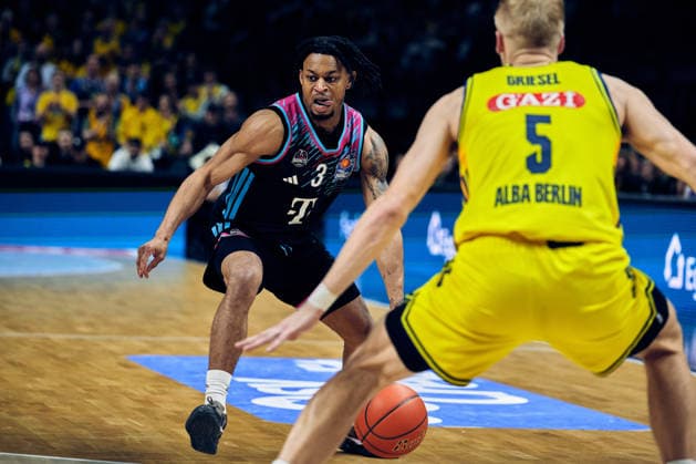 Zachery Cooks Telekom Baskets Bonn, 03 , GER, ALBA Berlin vs Telekom Baskets Bonn, Basketball Men, easy Credit BBL, Season 2025 2026, Matchday 30, 20 04 2026 GER, ALBA Berlin vs Telekom Baskets Bonn, Basketball Men, easy Credit BBL, Season 2025 2026, Matchday 30, 20 04 2026 Berlin Copyright: xClaudiusxRauch,xEibner-Pressefotox xClaudiusxRauchx EP_CRH