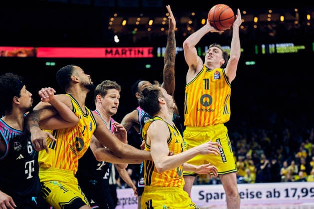 Moses Wood Alba Berlin, 11 , GER, ALBA Berlin vs Telekom Baskets Bonn, Basketball Men, easy Credit BBL, Season 2025 2026, Matchday 30, 20 04 2026 GER, ALBA Berlin vs Telekom Baskets Bonn, Basketball Men, easy Credit BBL, Season 2025 2026, Matchday 30, 20 04 2026 Berlin Copyright: xClaudiusxRauch,xEibner-Pressefotox xClaudiusxRauchx EP_CRH