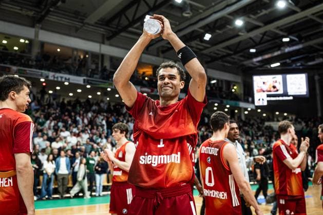 Osacar das silva FC Bayern Muenchen Basketball , Vet Concept Gladiators Trier vs FC Bayern Muenchen Basketball , Basketball, easyCredit BBL, Matchday 30, Season 2025 2026, 20 04 2026 Vet Concept Gladiators Trier vs FC Bayern Muenchen Basketball , Basketball, easyCredit BBL, Matchday 30, Season 2025 2026, 20 04 2026 Copyright: xEibner-Pressefoto AlexanderxNeisx EP_ANS