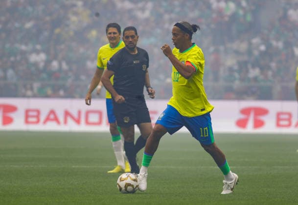 Football, Legends match, Mexico - Brazil