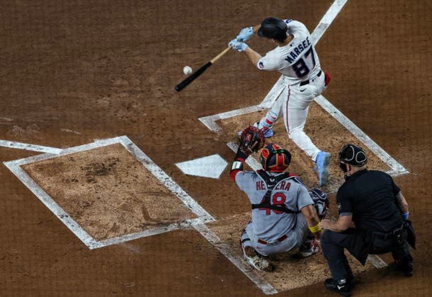 MLB, Baseball Herren, USA - Miami Marlins vs St. Louis Cardinals Miami Marlins center fielder Jakob Marsee in action during the MLB game between Miami Marlins and St. Louis Cardinals in Miami, Florida, USA, 20 April 2026. MIAMI FLORIDA United States  Copyright: xCRISTOBALxHERRERA-ULASHKEVICHx