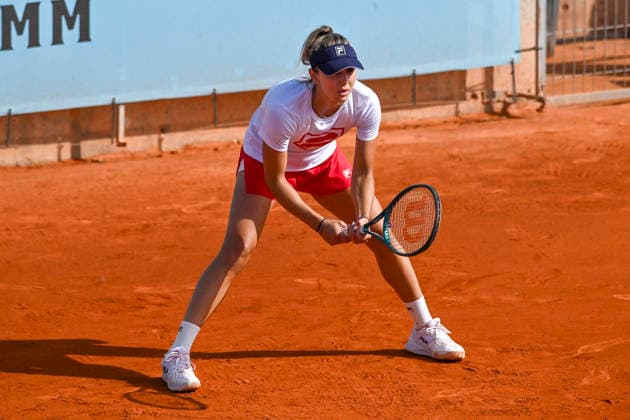 April 21, 2026, Madrid, Madrid, Spain: AJLA TOMLJANOVIC of australia - NIKE during the Mutua Madrid Open 2026, ATP, Tennis Herren Masters 1000 and WTA, Tennis Damen 1000 tennis tournament, celebrated at Caja Magica on April 21, 2026 in Madrid, Spain. Madrid Spain - ZUMAc312 20260421_zsp_c312_016 Copyright: xOscarxManuelxSanchezx