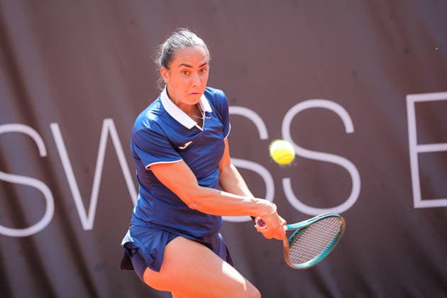 Noemi Basiletti (ITA) during Axion Open 2026, International Tennis match in Chiasso, Switzerland, April 21 2026  Copyright: xRobertaxCorradin IPAxSportx xipa-agency.netx xx IPA_74120677 IPA_Agency_IPA74120677