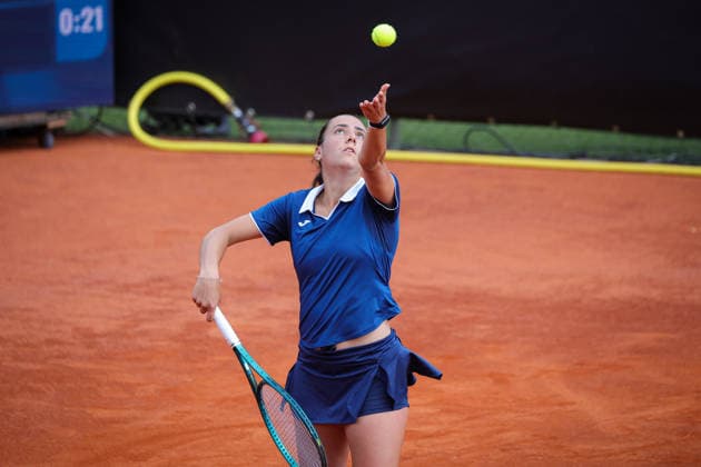 Noemi Basiletti (ITA) during Axion Open 2026, International Tennis match in Chiasso, Switzerland, April 21 2026  Copyright: xRobertaxCorradin IPAxSportx xipa-agency.netx xx IPA_74120679 IPA_Agency_IPA74120679