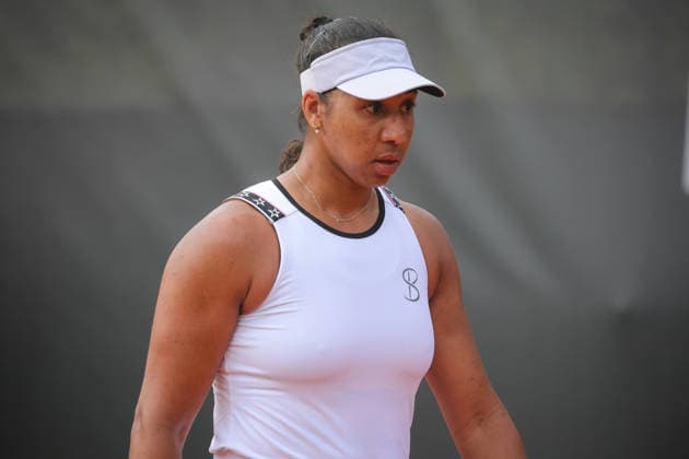Rasheeda McAdoo (USA) during Axion Open 2026, International Tennis match in Chiasso, Switzerland, April 21 2026  Copyright: xRobertaxCorradin IPAxSportx xipa-agency.netx xx IPA_74120987 IPA_Agency_IPA74120987