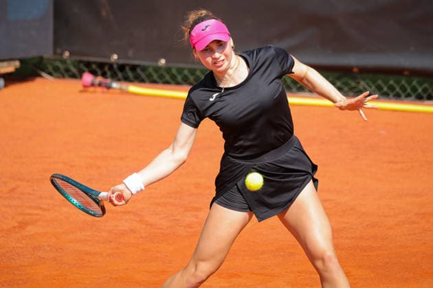 Noelia Manta (SUI) during Axion Open 2026, International Tennis match in Chiasso, Switzerland, April 21 2026  Copyright: xRobertaxCorradin IPAxSportx xipa-agency.netx xx IPA_74126090 IPA_Agency_IPA74126090
