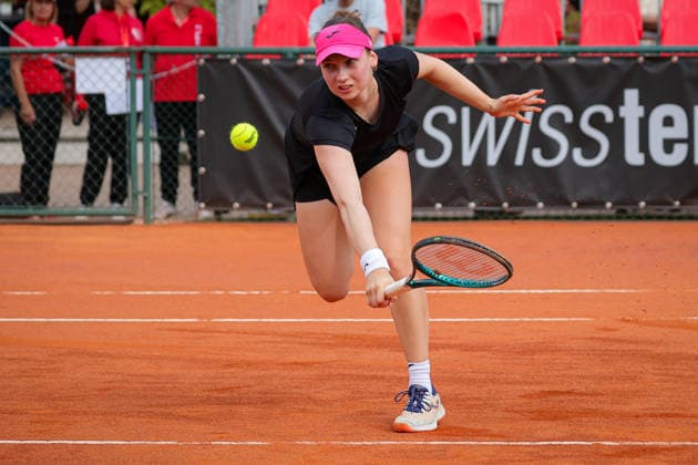 Noelia Manta (SUI) during Axion Open 2026, International Tennis match in Chiasso, Switzerland, April 21 2026  Copyright: xRobertaxCorradin IPAxSportx xipa-agency.netx xx IPA_74126098 IPA_Agency_IPA74126098