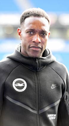 Brighton and Hove Albion v Chelsea, Premier League Danny Welbeck Forward of Brighton and Hove Albion arrives for the Premier League match between Brighton and Hove Albion and Chelsea at the American Express Stadium, Brighton and Hove, UK on 21 April 2026. Brighton and Hove American Express Stadium East Sussex UK Editorial use only DataCo restrictions apply See www.football-dataco.com , Copyright: xJeffxMoodx PSI-24113-0003