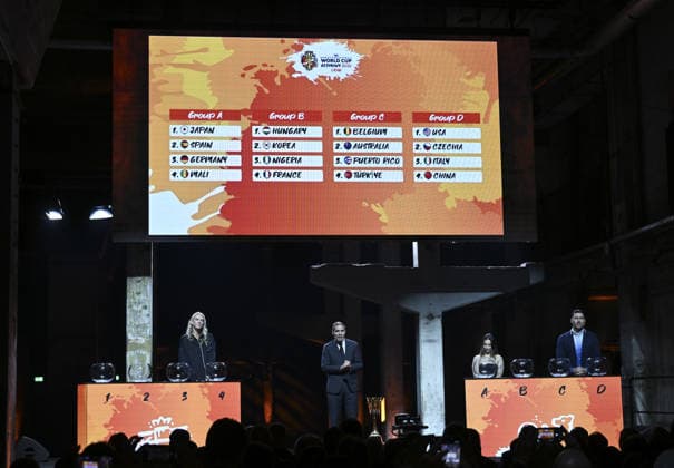 Turkish Women s National Basketball Team s opponents for the 2026 World Cup BERLIN, GERMANY - APRIL 21: Turkiye’s National Women’s Basketball Team is drawn into Group C with Australia, Belgium and Puerto Rico during the draw ceremony for the 2026 FIBA Women’s Basketball World Cup held at Kraftwerk Berlin on April 21, 2026, in Berlin, Germany. Halil Sagirkaya Anadolu Berlin Germany. Editorial use only. Please get in touch for any other usage.  Copyright: x2026xAnadoluxHalilxSagirkayax