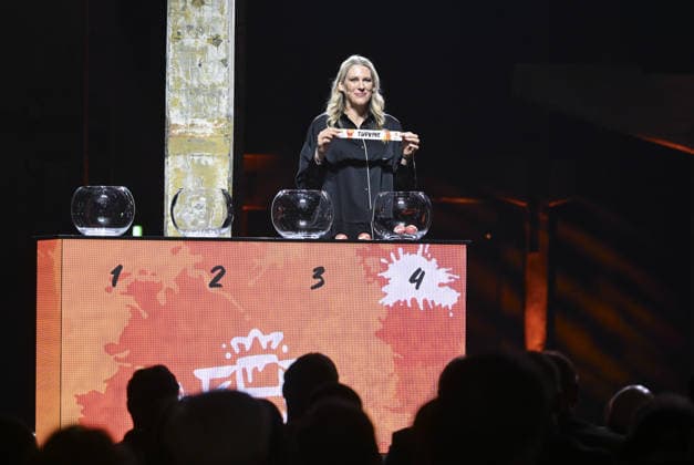 Turkish Women s National Basketball Team s opponents for the 2026 World Cup BERLIN, GERMANY - APRIL 21: Turkiye’s National Women’s Basketball Team is drawn into Group C with Australia, Belgium and Puerto Rico during the draw ceremony for the 2026 FIBA Women’s Basketball World Cup held at Kraftwerk Berlin on April 21, 2026, in Berlin, Germany. Halil Sagirkaya Anadolu Berlin Germany. Editorial use only. Please get in touch for any other usage.  Copyright: x2026xAnadoluxHalilxSagirkayax