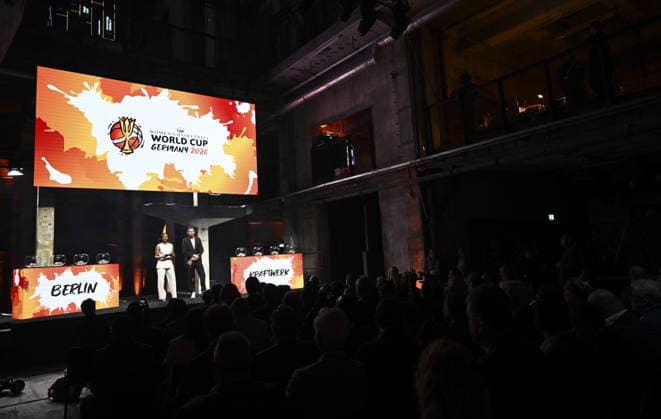Turkish Women s National Basketball Team s opponents for the 2026 World Cup BERLIN, GERMANY - APRIL 21: Turkiye’s National Women’s Basketball Team is drawn into Group C with Australia, Belgium and Puerto Rico during the draw ceremony for the 2026 FIBA Women’s Basketball World Cup held at Kraftwerk Berlin on April 21, 2026, in Berlin, Germany. Halil Sagirkaya Anadolu Berlin Germany. Editorial use only. Please get in touch for any other usage.  Copyright: x2026xAnadoluxHalilxSagirkayax
