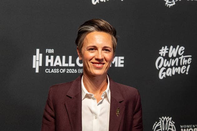 Germany FIBA World Cup Germany 2026 Group Draw and Hall of Fame Ceremony, Class of 2026, on 21 April in Berlin, Kraftwerk Celine Dumerc Copyright: xSvenxHeidmannx