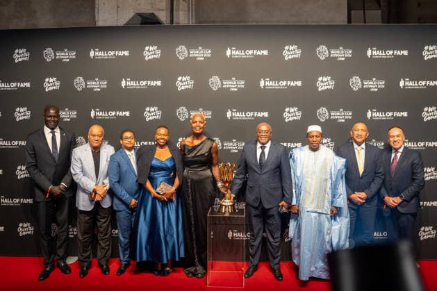 Germany FIBA World Cup Germany 2026 Group Draw and Hall of Fame Ceremony, Class of 2026, on 21 April in Berlin, Kraftwerk Clarisse Machanguana Copyright: xSvenxHeidmannx
