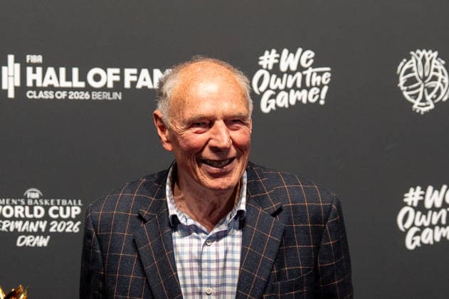 Germany FIBA World Cup Germany 2026 Group Draw and Hall of Fame Ceremony, Class of 2026, on 21 April in Berlin, Kraftwerk Holger Geschwindner Copyright: xSvenxHeidmannx