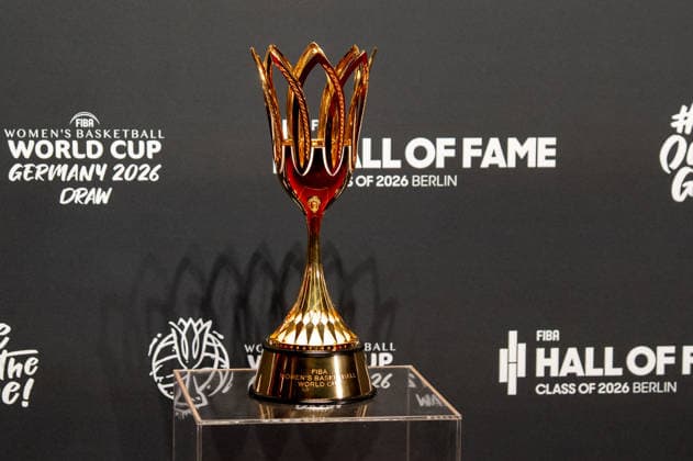 Germany FIBA World Cup Germany 2026 Group Draw and Hall of Fame Ceremony, Class of 2026, on 21 April in Berlin, Kraftwerk World Championship Cup Cup Copyright: xSvenxHeidmannx