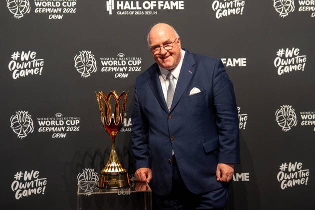 Germany FIBA World Cup Germany 2026 Group Draw and Hall of Fame Ceremony, Class of 2026, on 21 April in Berlin, Kraftwerk Ingo Weiss President German Basketball Federation Copyright: xSvenxHeidmannx
