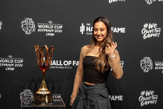 Germany FIBA World Cup Germany 2026 group draw and Hall of Fame ceremony, Class of 2026, on 21 April in Berlin, Kraftwerk Jilou German breakdance champion Copyright: xSvenxHeidmannx