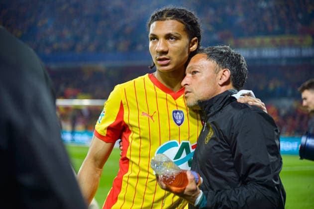 FOOTBALL : RC Lens vs Toulouse FC - Coupe de France - Demi-finale - 21 04 2026 IsmaÃ«lo Ganiou (RC Lens) LensFrance  Copyright: xBaptistexAutissierx