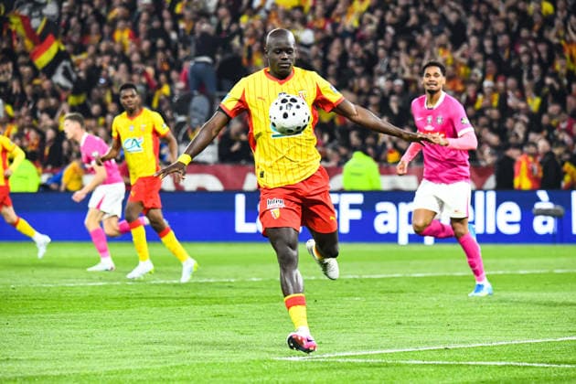 FOOTBALL : RC Lens vs Toulouse FC - Coupe de France - Demi-finale - 21 04 2026 Malang Sarr (RC Lens) LensFrance  Copyright: xBaptistexAutissierx