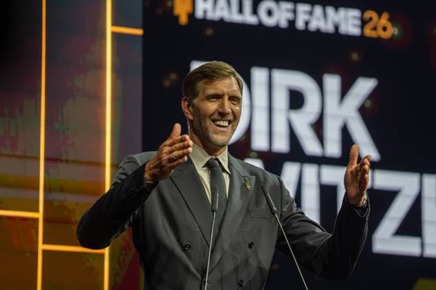 Germany FIBA World Cup Germany 2026 Group Draw and Hall of Fame Ceremony, Class of 2026, on 21 April in Berlin, Kraftwerk Dirk Nowitzki Copyright: xSvenxHeidmannx