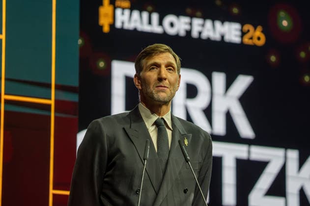 Germany FIBA World Cup Germany 2026 Group Draw and Hall of Fame Ceremony, Class of 2026, on 21 April in Berlin, Kraftwerk Dirk Nowitzki Copyright: xSvenxHeidmannx