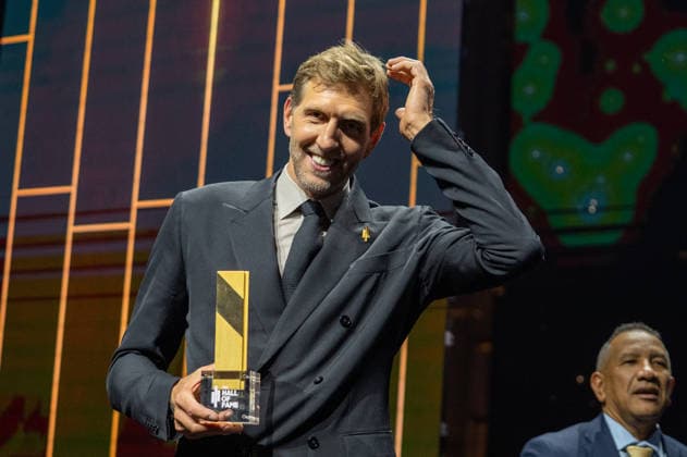 Germany FIBA World Cup Germany 2026 Group Draw and Hall of Fame Ceremony, Class of 2026, on 21 April in Berlin, Kraftwerk Dirk Nowitzki Copyright: xSvenxHeidmannx
