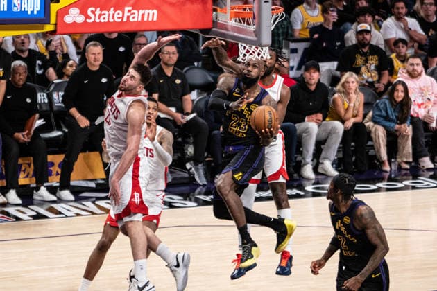 Basketball, NBA, Los Angeles Lakers - Houston Rockets