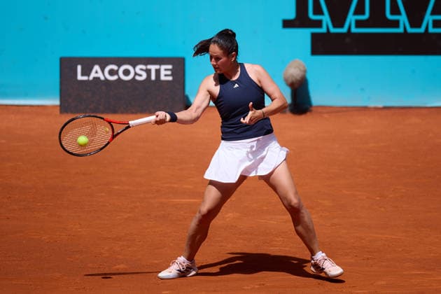 Mutua Madrid Open - Day Three Daria Kasatkina of Australia plays a forehand against Daria Snigur of Ukraine during the GirlÕs Singles match on day three of the Mutua Madrid Open at Caja Magica on April 22, 2026, in Madrid, Spain. Madrid Caja Magica Madrid Spain RL_MMO2K26_000447 Copyright: xRicardoxLarreinax