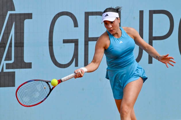 April 22, 2026, Madrid, Madrid, Spain: ELENA-GABRIELA RUSE of Romania during the Mutua Madrid Open 2026, ATP, Tennis Herren Masters 1000 and WTA, Tennis Damen 1000 tennis tournament, celebrated at Caja Magica on April 22, 2026 in Madrid, Spain. Madrid Spain - ZUMAc312 20260422_zsp_c312_255 Copyright: xOscarxManuelxSanchezx