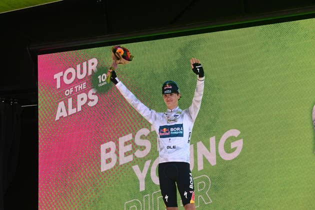 22-04-2026 Tour Of The Alps; Tappa 03 Laces - Arco; 2026, Red Bull - Bora Hansgrohe; Pellizzari, Giulio; Arco; 