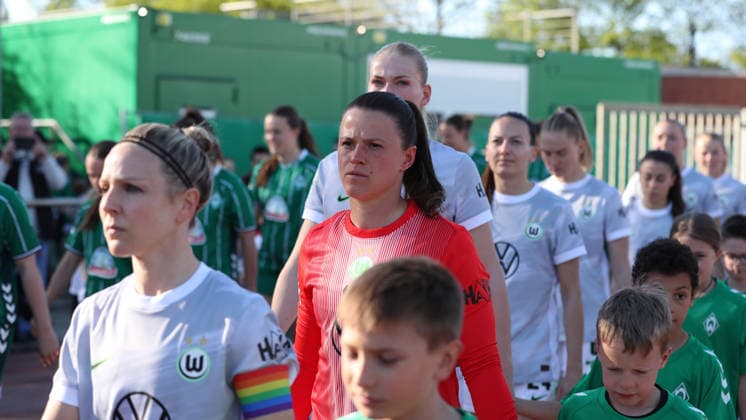 Bremen vs VfL, BL Women Bremen, 22 04 2026, Football, Women, Google Pixel Bundesliga, Season 2025 2026, SV Werder Bremen vs VfL Wolfsburg, Germany